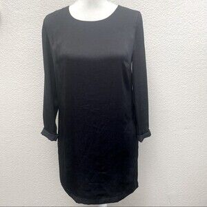 All Saints Black Hani Sheath Mini- Dress Size 0